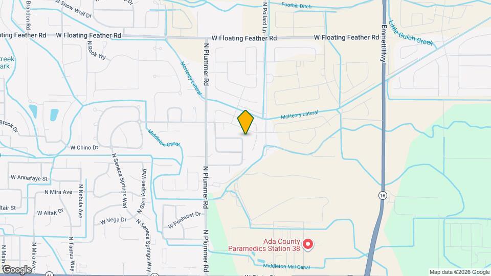 898 N Garnet Creek Ave Map and Location Details