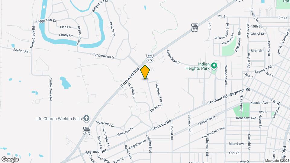 2016 Allen Rd Map and Location Details