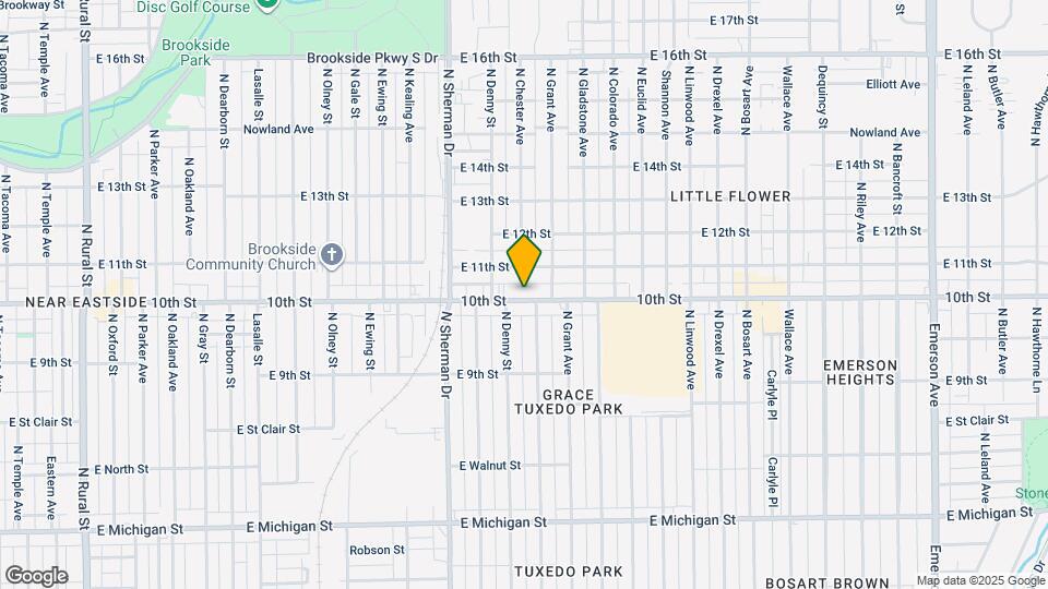 3936 E 10th St Map and Location Details