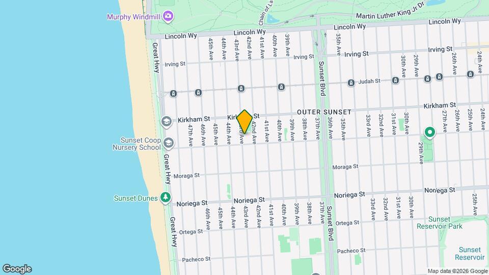 1578 43rd Ave Map and Location Details