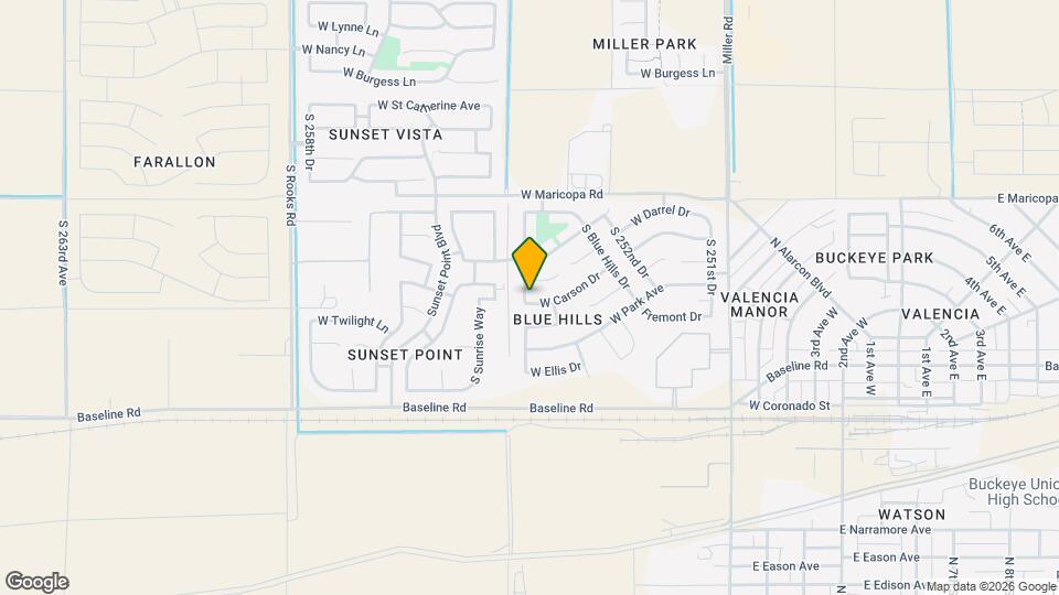 25446 W Carson Dr Map and Location Details