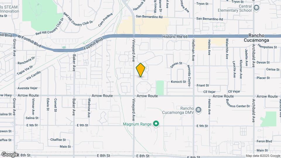 8331 Vineyard Ave Map and Location Details
