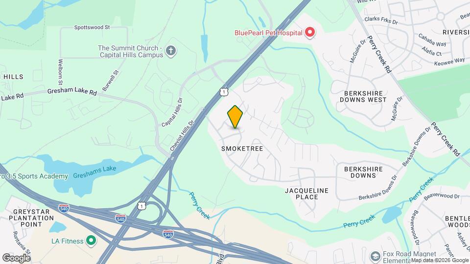 7325 N Thorncliff Pl Map and Location Details