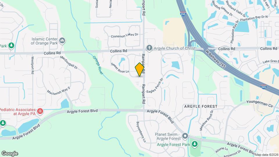 7318 Amandas Crossing Dr S Map and Location Details