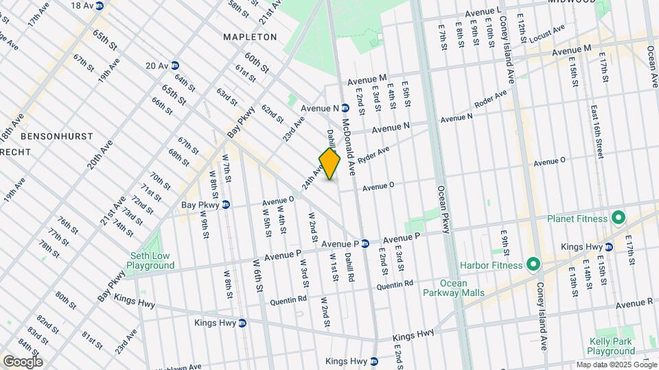 2430 63rd St Map and Location Details