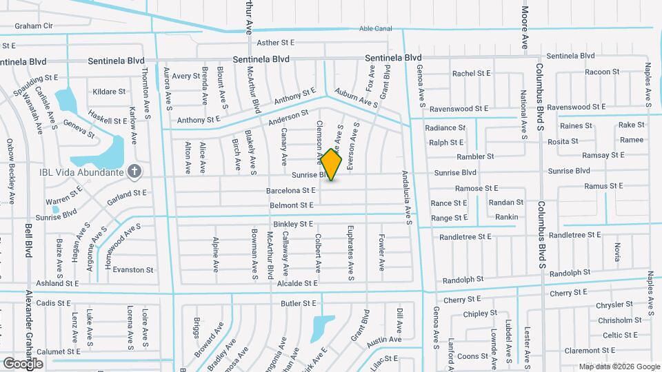 1037 Barcelona St E Map and Location Details