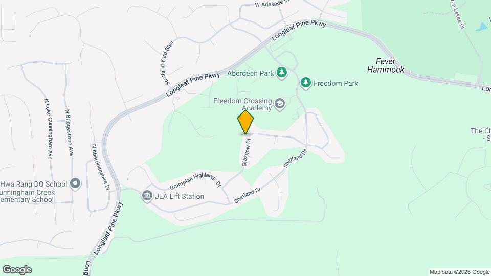 320 Glasgow Dr Map and Location Details