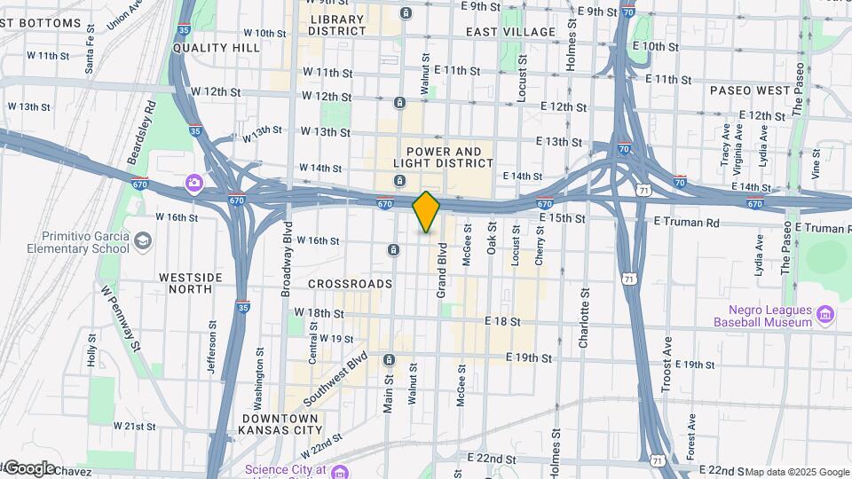 1535 Walnut St, Unit 604 Mapa y Detalles de la Ubicación