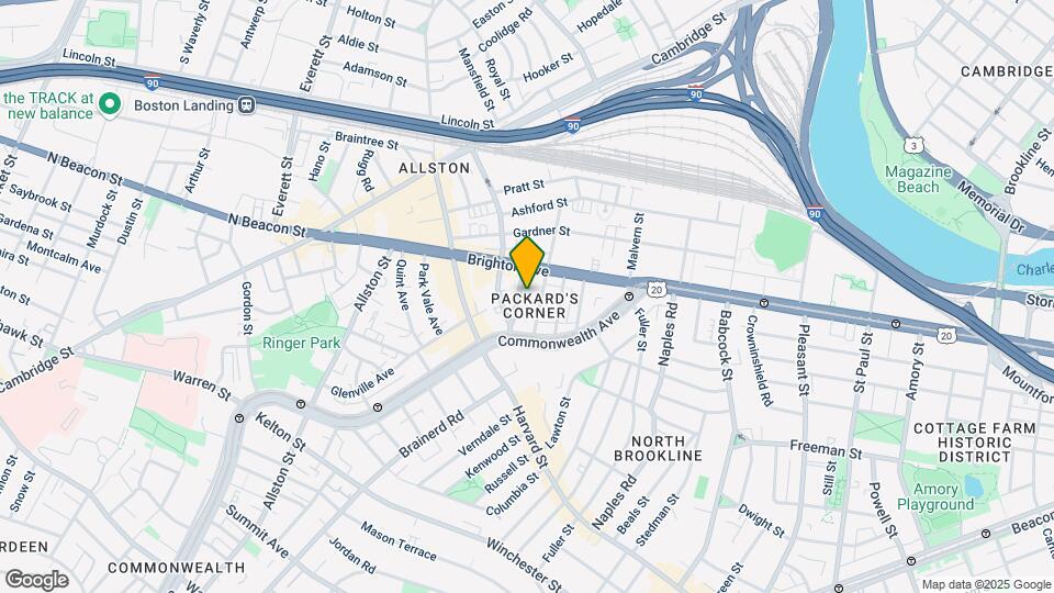 14 Reedsdale St, Unit #10 Map and Location Details
