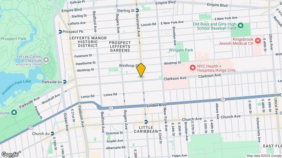 1290 Nostrand Ave Map and Location Details
