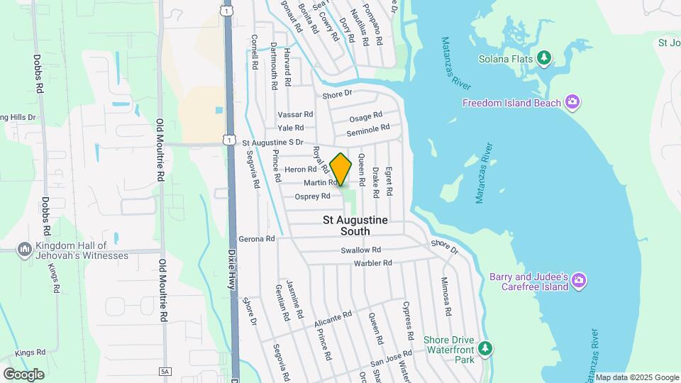 223 Osprey Rd Map and Location Details