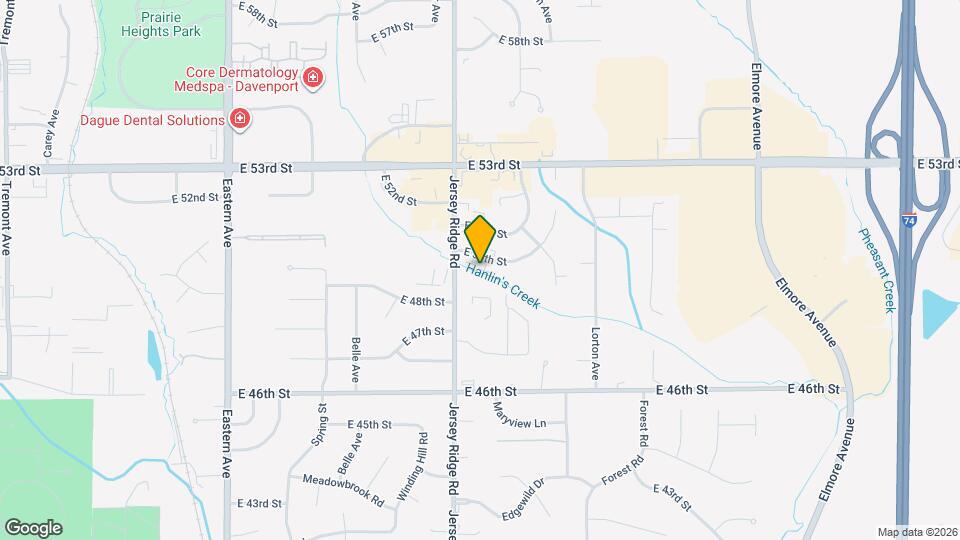 2501 E 50th St Map and Location Details