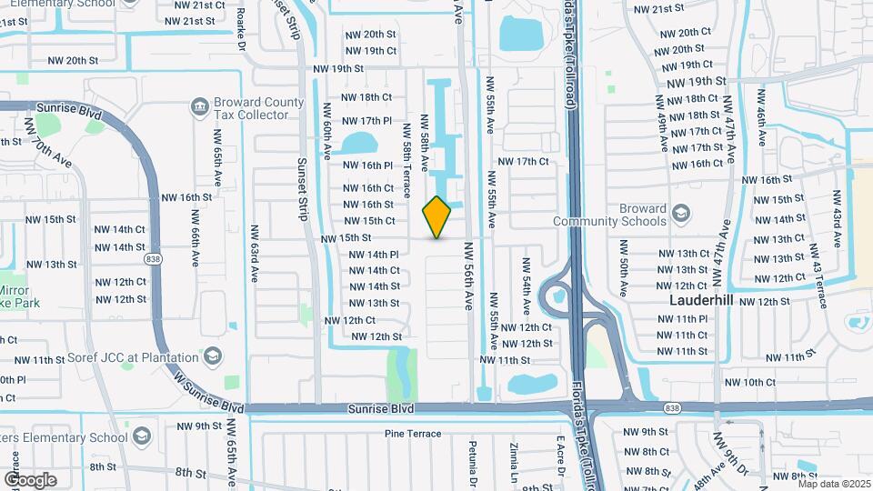 5710 NW 15th St Mapa y Detalles de la Ubicación