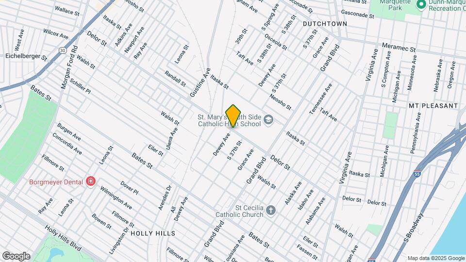 3709 Delor St Map and Location Details
