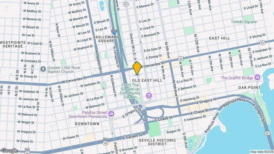 613 N Alcaniz St Map and Location Details