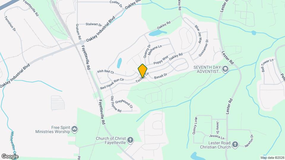 7415 Toccoa Cir Map and Location Details