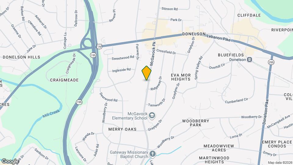 256 McGavock Pk Map and Location Details