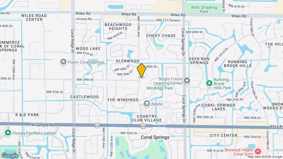 3871 NW 110th Ave Map and Location Details