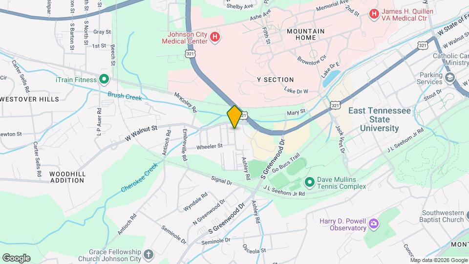 711 Lovelace St Map and Location Details