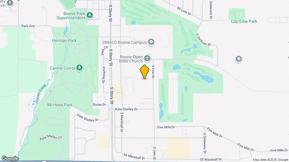 1127 S Linn St Map and Location Details