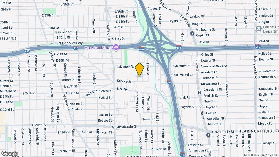 1810 Lula St Map and Location Details