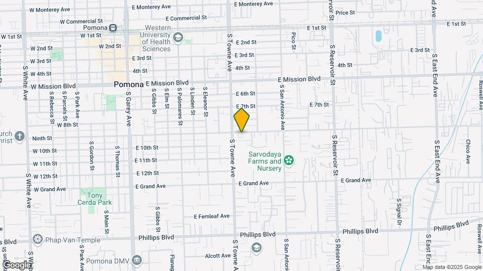 820 E 9th St Mapa y Detalles de la Ubicación