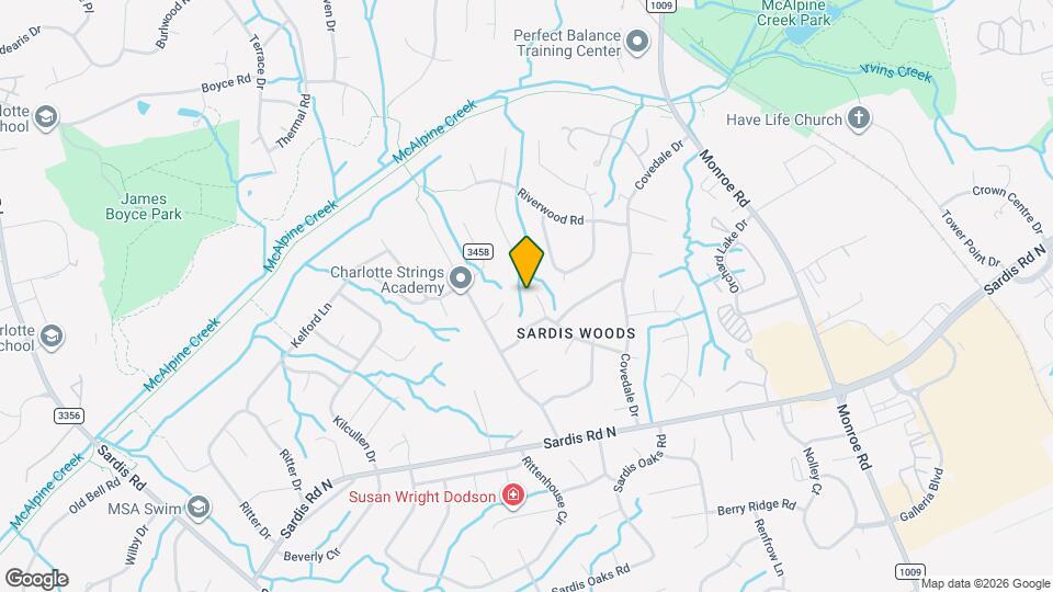 9304 Harps Mill Ct, Unit 612 Map and Location Details