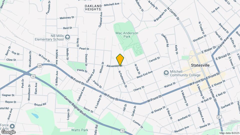 256 N Patterson St Map and Location Details