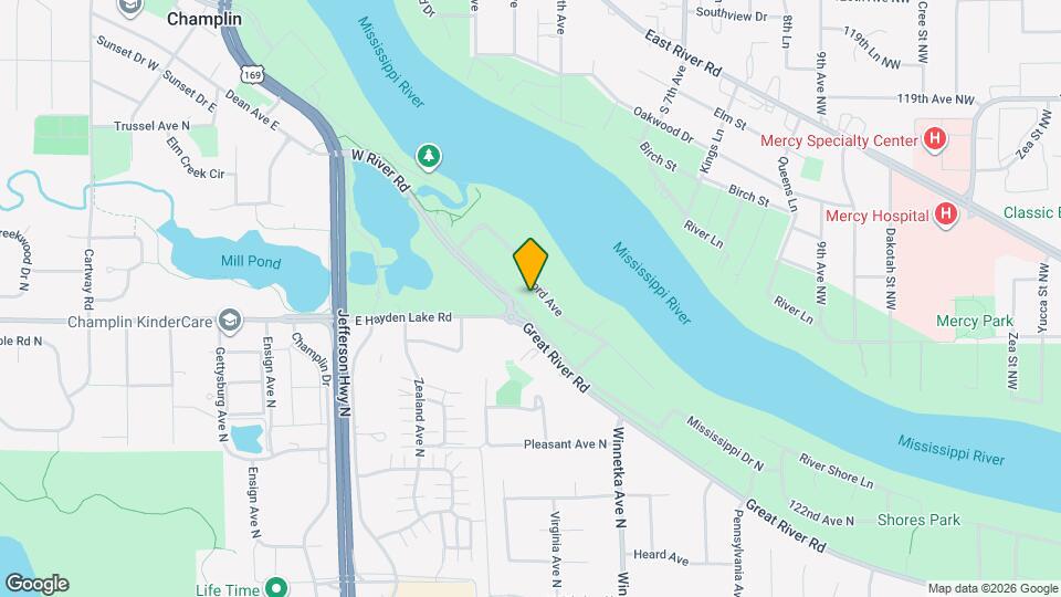 813 W River Rd Map and Location Details