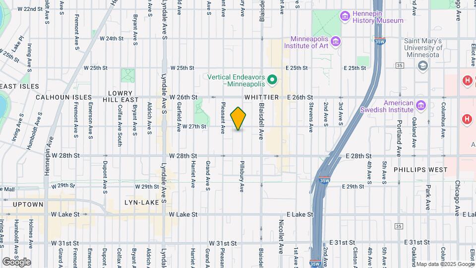 2712 Pillsbury Ave S Map and Location Details