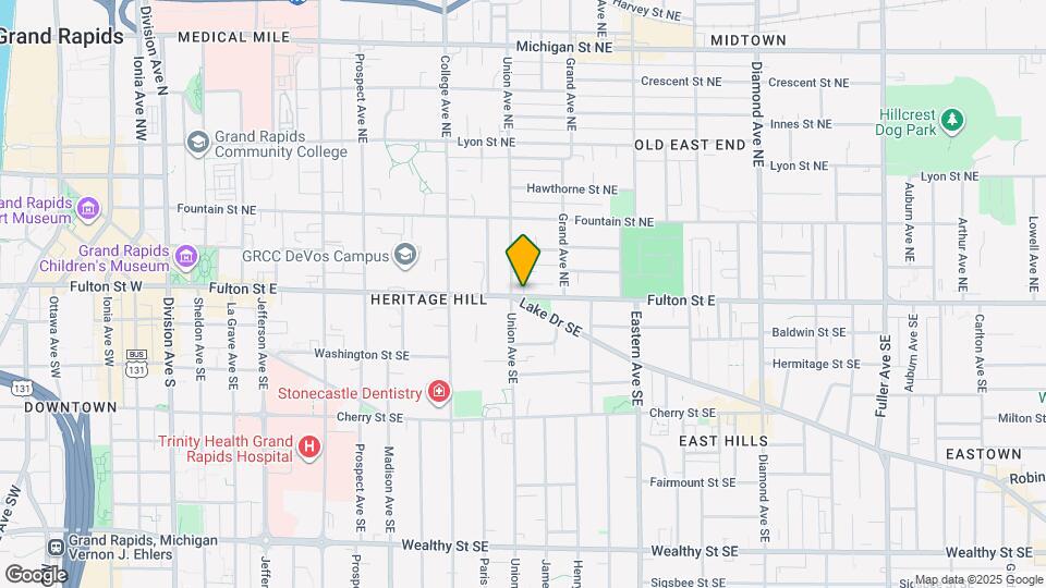 617 Fulton St E Map and Location Details