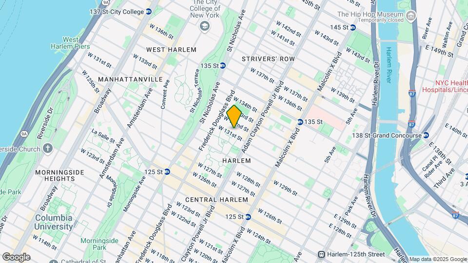 227 W 131st St Map and Location Details