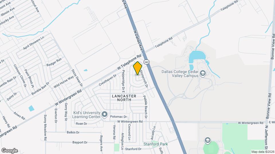 2946 Lawndale Dr Mapa y Detalles de la Ubicación