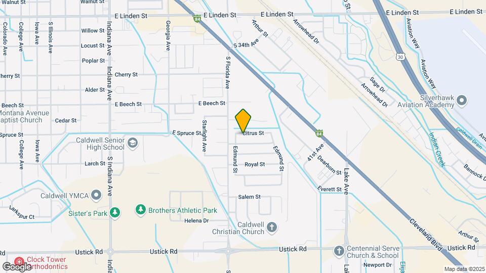 2924 Citrus St Map and Location Details