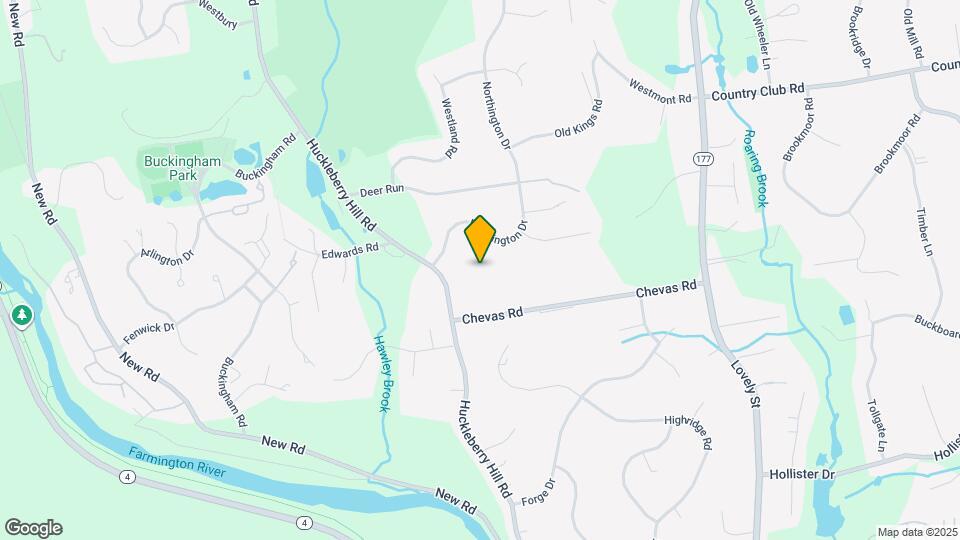 380 Huckleberry Hill Rd Map and Location Details