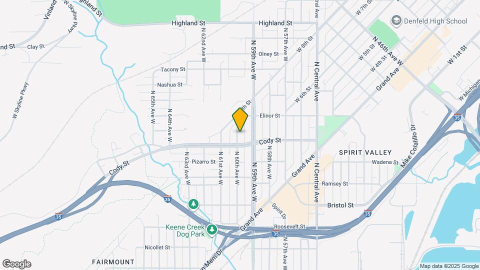 606 N 60th Ave W Map and Location Details