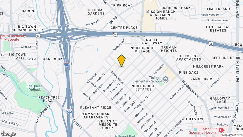 1526 Richard St Mapa y Detalles de la Ubicación