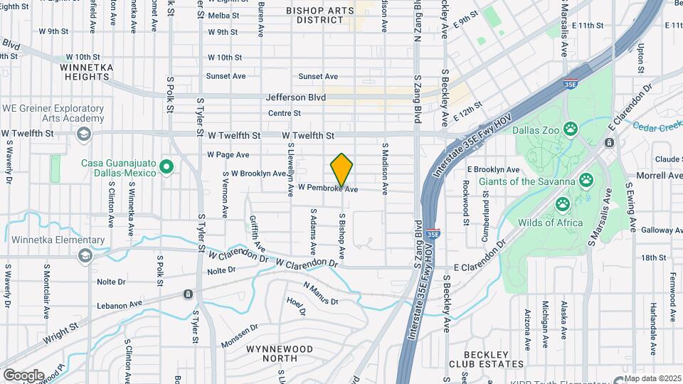 801 S Bishop Ave Map and Location Details