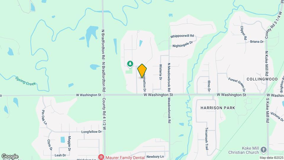 205 Appomattox Dr Map and Location Details