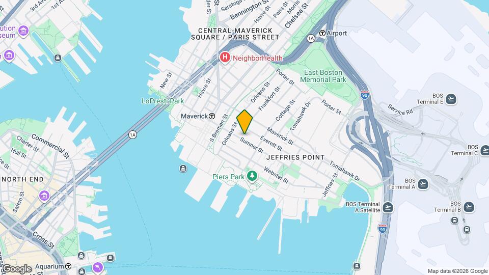 292 Sumner St Map and Location Details