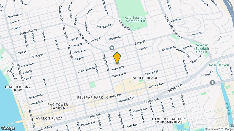 4760 Jewell St Mapa y Detalles de la Ubicación