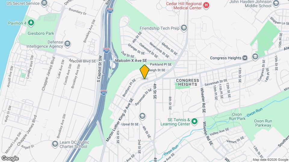 3309 Martin Luther King Jr Ave SE Map and Location Details