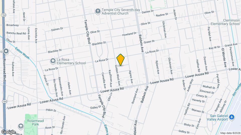 9816 Key W St Map and Location Details