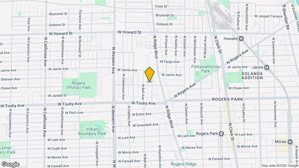 2145 W Chase Ave, Unit 2 Map and Location Details