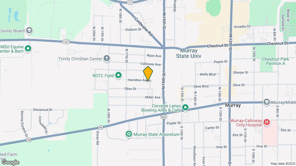 1613 Hamilton Ave Map and Location Details