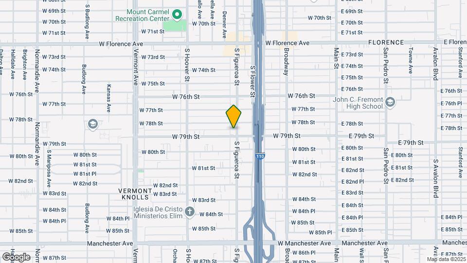 7817-7821 S Figueroa St Map and Location Details