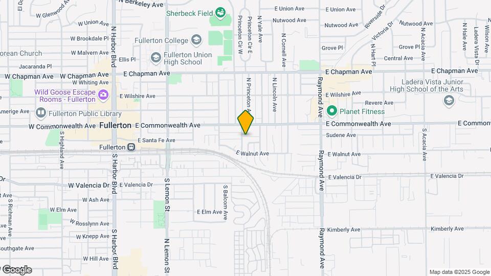 701 E Santa Fe Ave Map and Location Details