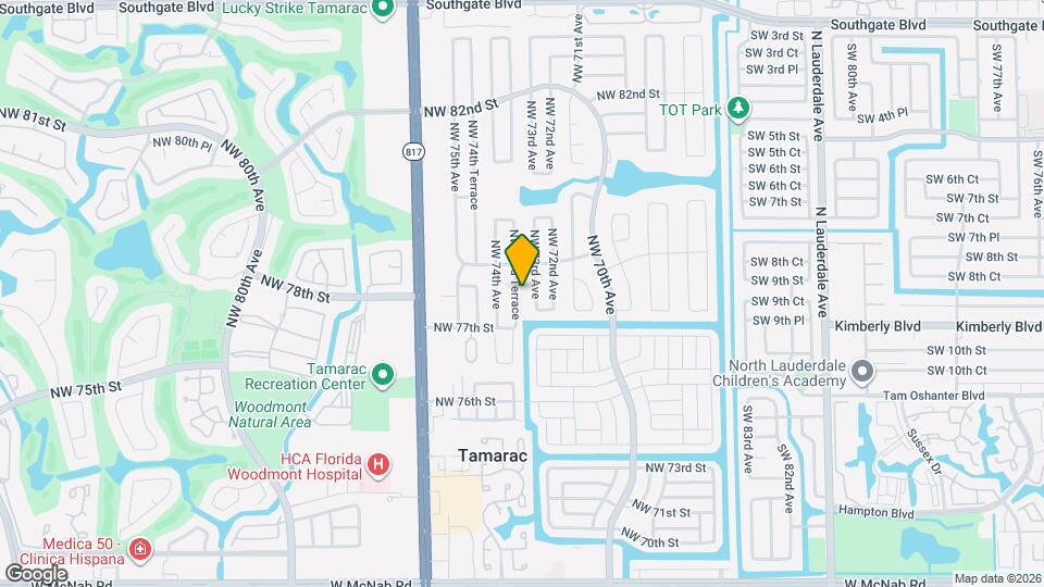 7804 NW 73rd Terrace Mapa y Detalles de la Ubicación
