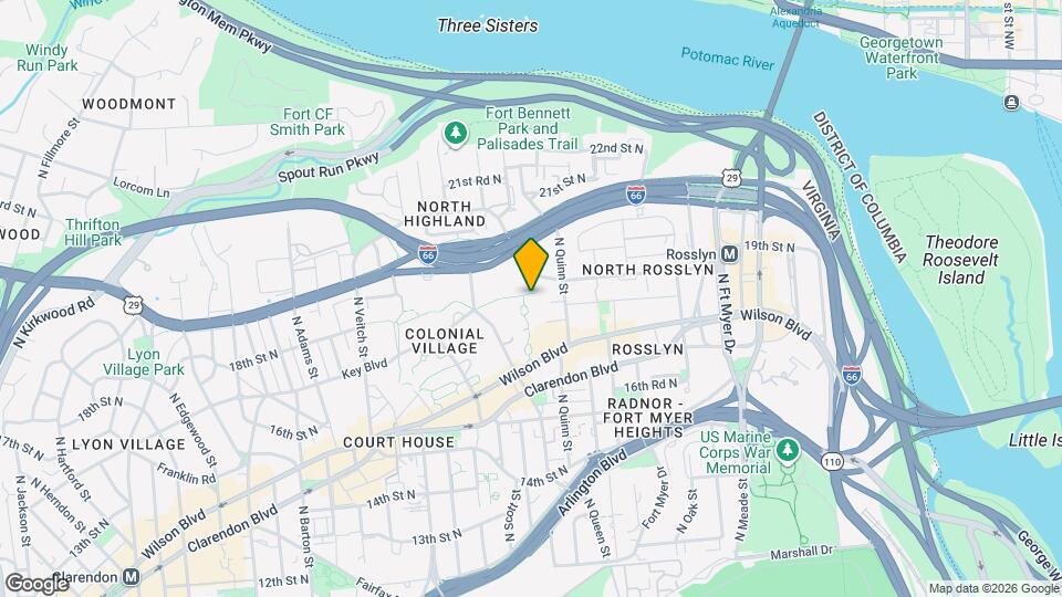 1817 Queens Ln, Unit 2161 Mapa y Detalles de la Ubicación