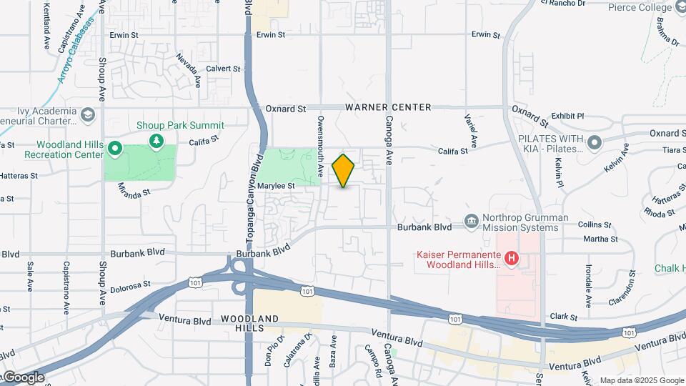 5760 Owensmouth Ave Map and Location Details